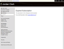 Tablet Screenshot of jordanclark.wiki.lovett.org