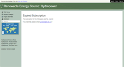 Desktop Screenshot of hydropower.wiki.lovett.org