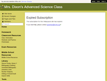 Tablet Screenshot of 8thadvscience.wiki.lovett.org