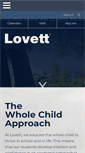 Mobile Screenshot of lovett.org